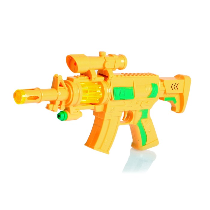 Автомат "Атака", световые и звуковые эффекты, работает от батареек