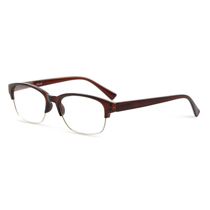 Готовые очки GA0141 (Цвет: C2 коричневый; диоптрия: +3; тонировка: Нет)