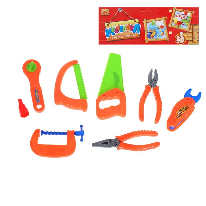 Набор инструментов "Юный плотник", 8 элементов