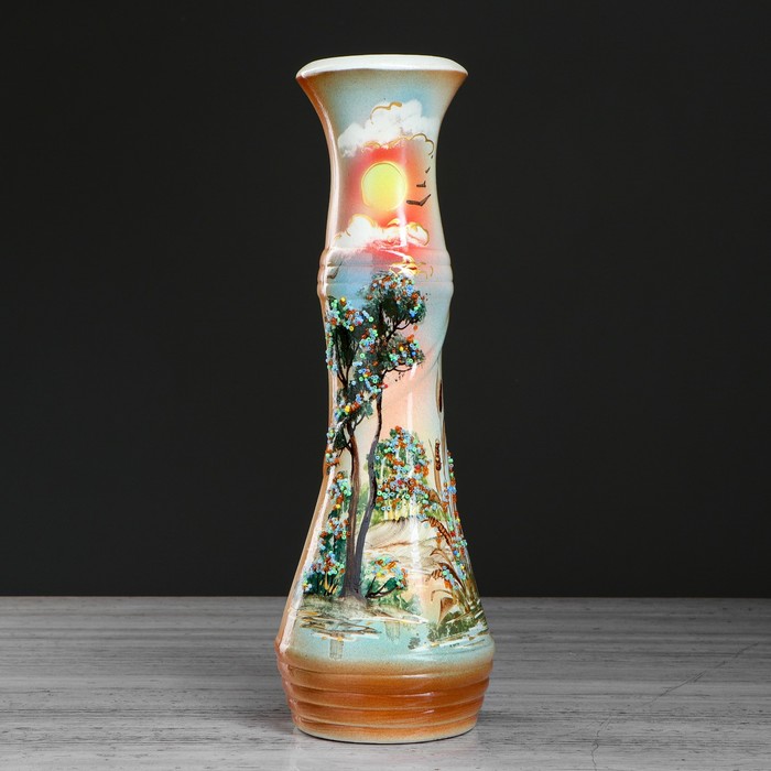 Ваза "Нова" большая, бисер, микс