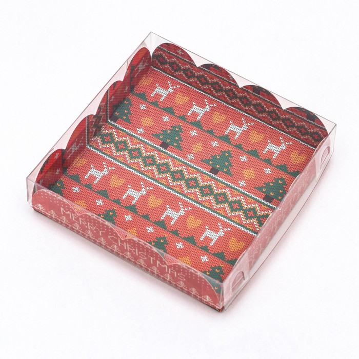 Коробка для печенья Скандинавия, 12 х 12 х 3 см