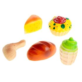

Набор резиновых игрушек «Вкусные продукты», МИКС