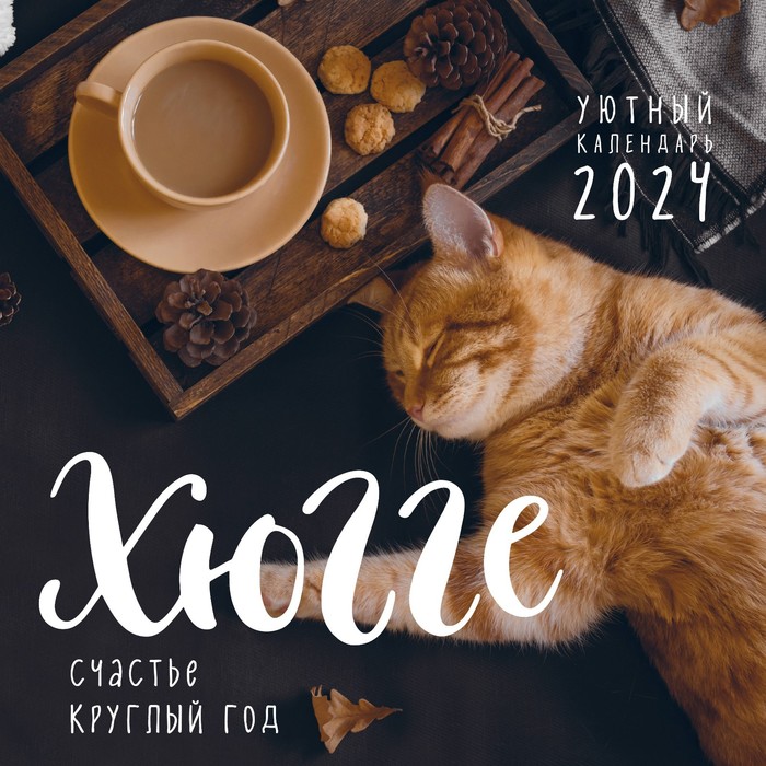 хюгге календарь счастье круглый год 2022 300х300 мм Хюгге-календарь. Счастье круглый год. Календарь настенный на 2024 год, 30х30 см