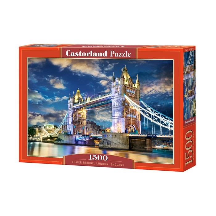 пазл castorland тауэрский мост лондон 1500 деталей Пазл «Тауэрский мост. Лондон», 1500 элементов