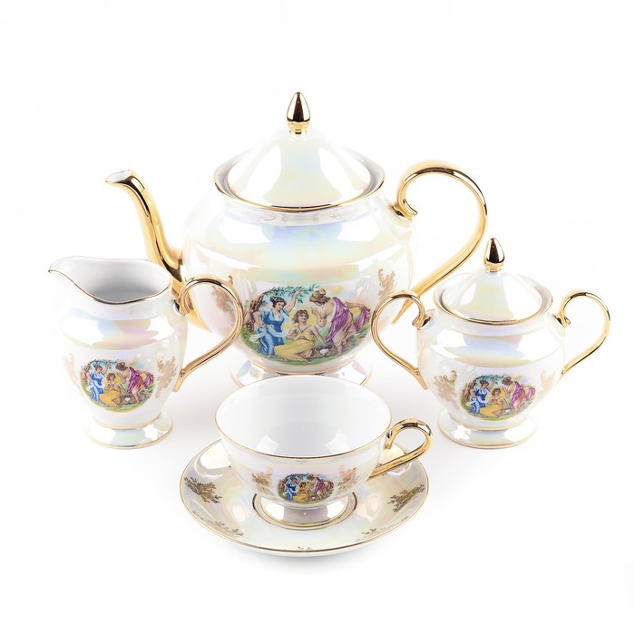 Чайный сервиз Cmielow Astra «Мадонна», 15 предметов чайный сервиз cmielow kamelia серый орнамент 15 предметов