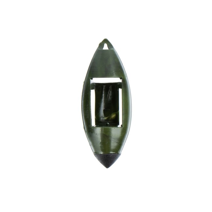 Груз-кормушка пластиковая X-FEEDER PL CAMO BULLET WINDOW M, цвет камо, 70 г, 35 мл