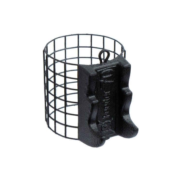 фото Груз-кормушка металлическая x-feeder me batman m grid, цвет matt black, 70 г, 30 мл