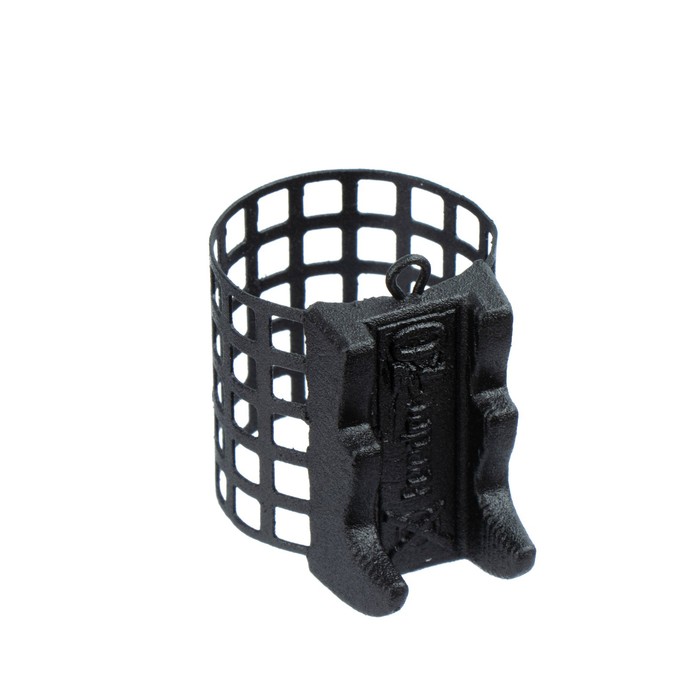 фото Груз-кормушка металлическая x-feeder me batman m perfo, цвет matt black, 70 г, 30 мл