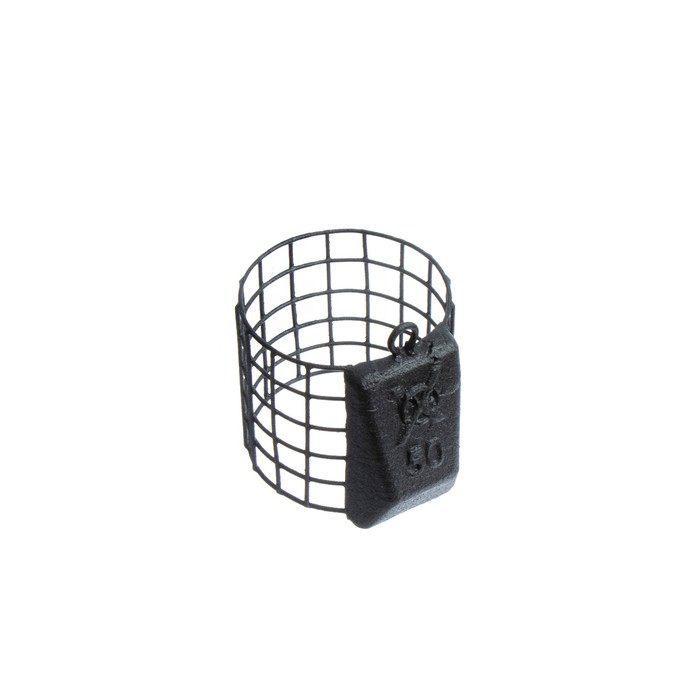 фото Груз-кормушка металлическая x-feeder me submarine m grid, цвет matt black, 50 г, 28 мл