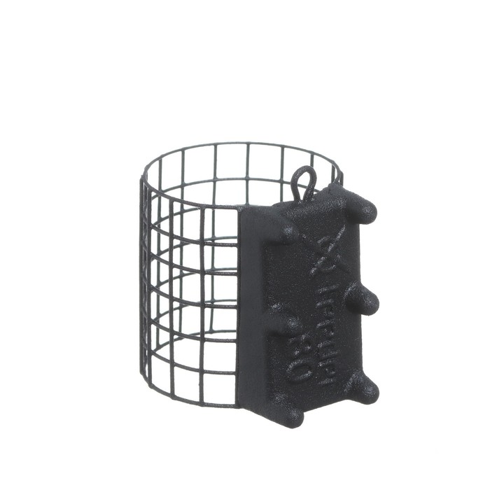 фото Груз-кормушка металлическая x-feeder me grunt m grid, цвет matt black, 80 г, 35 мл