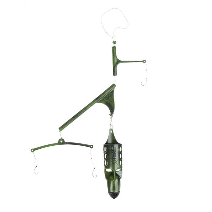 

Монтаж фидерный донный X-FEEDER SHARK, кормушка BULLET FLYING-2, 40 г