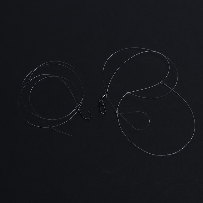 фото Оснастка фидерная x-feeder несимметричная петля, 0.28 мм, карабин №6, крючок №8, 60 г