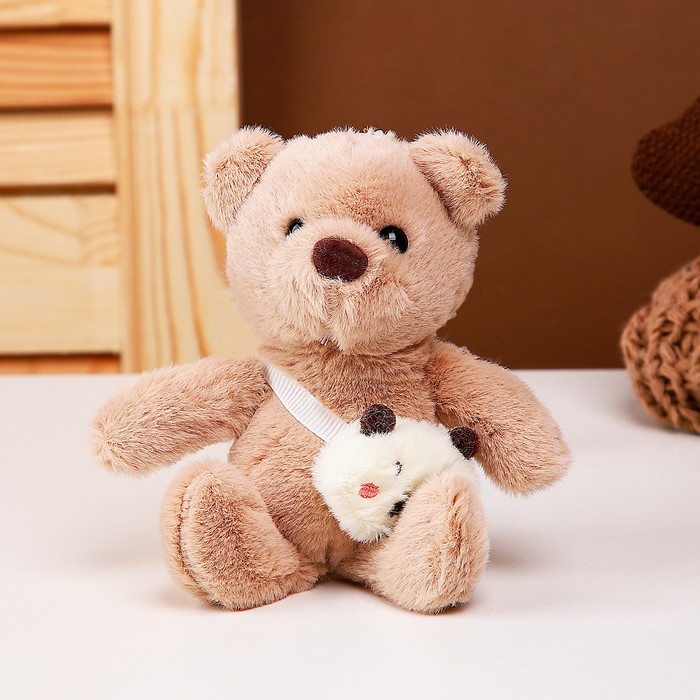Мягкая игрушка «Медвежонок», 11 см, цвета МИКС мягкая игрушка лама 35 см цвета микс