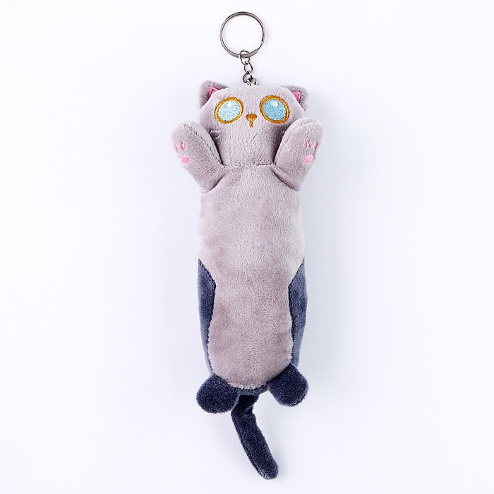

Мягкая игрушка «Кот», на брелоке, 17 см, цвета МИКС