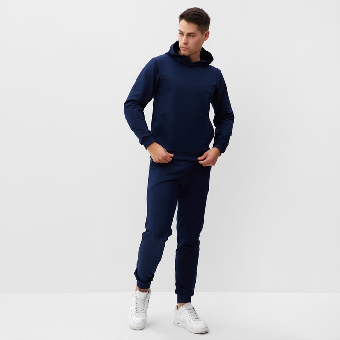 фото Толстовка мужская, цвет тёмно-синий, размер 50 tusi