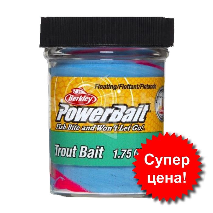 

Паста форелевая Berkley PowerBait Trout, приманка, королевский рейв, 50 гр