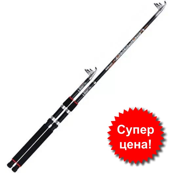 

Спиннинг телескопический SIWEIDA LEOPARD, 100-250 г, длина 2,1 м, в чехле