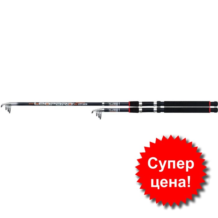 

Спиннинг телескопический SIWEIDA LEOPARD, 100-250 г, длина 2,4 м, в чехле