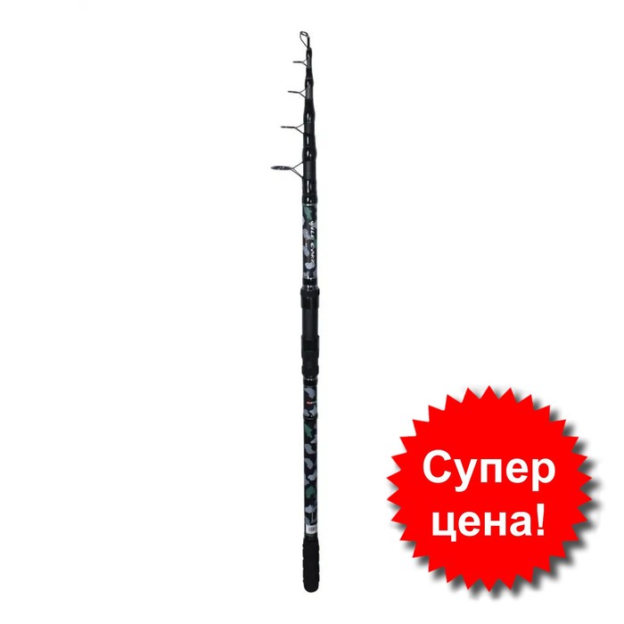 

Удилище карповое телескопическое SIWEIDA WILD CARP, длина 3,6 м, карбон