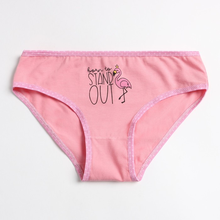 Трусы для девочки, цвет розовый/фламинго рост 122-128 см