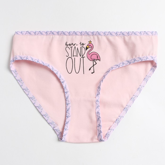 

Трусы для девочки, цвет ягодный/фламинго, рост 110-122 см