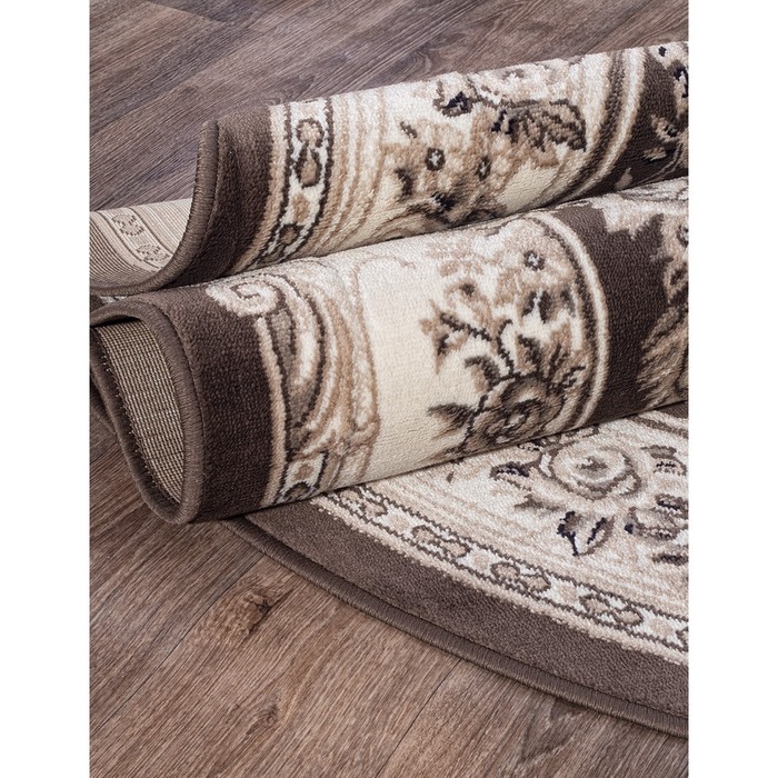 

Ковёр овальный Valencia deluxe 4015, размер 80x150 см, цвет brown