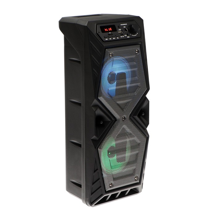 

Портативная караоке система Soundmax SM-PS4426, 35 Вт, FM, AUX, USB, BT, 1200 мАч, чёрная