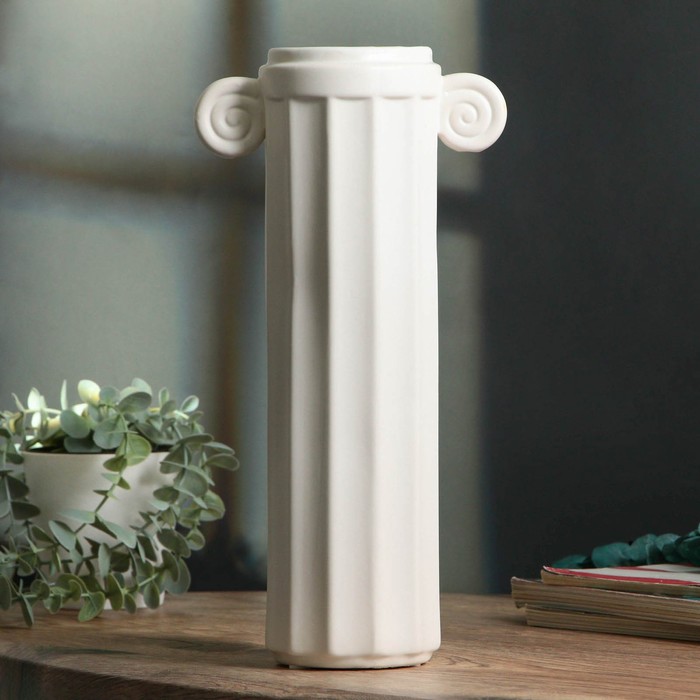 Ваза для цветов декоративная «Греческая колонна» 31,5 х 15 х 9 см ваза для цветов подсвечник электра 10 х 9 х 9 см