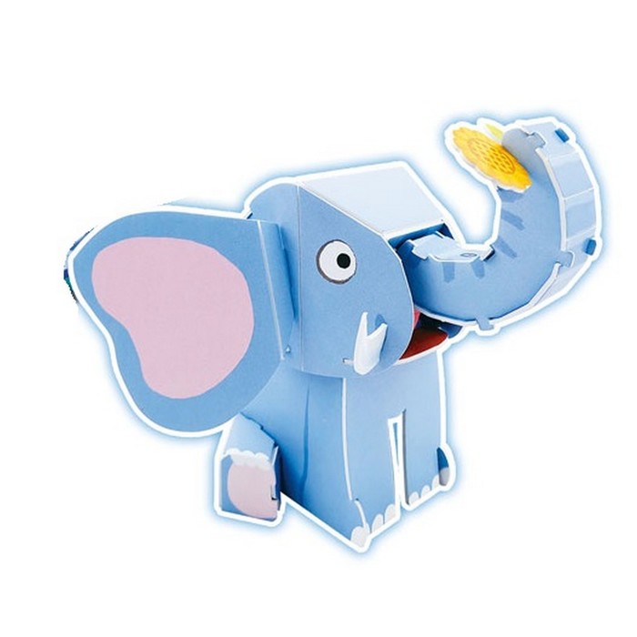 Набор для творчества создние 3D фигурки «Слон»