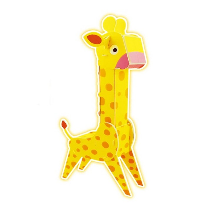 цена Набор для творчества создние 3D фигурки «Жираф»