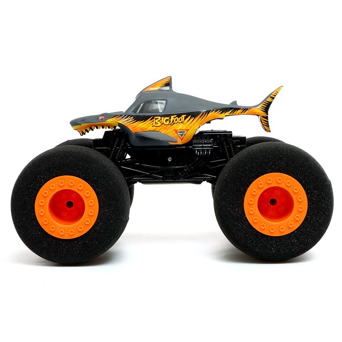 

Джип радиоуправляемый SHARK, мягкие колёса, работает от аккумулятора, цвет серый