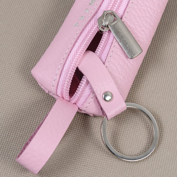 

K-123-331 Футляр для ключей K-123,розовый флотер - 331