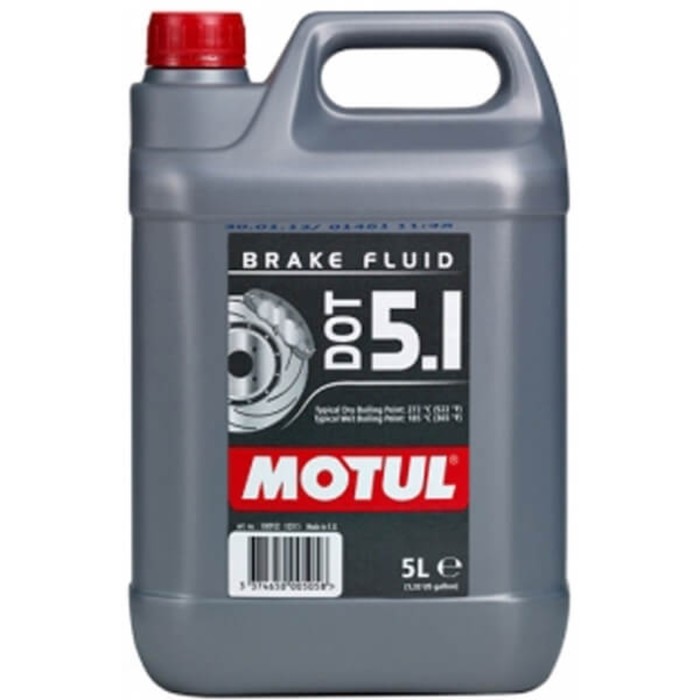 Тормозная жидкость Motul DOT 5.1 Brake Fluid, 5 л тормозная жидкость motul rbf 700 fл 0 5 л 109452