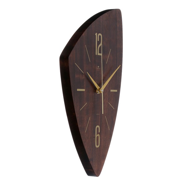 фото Часы настенные, интерьерные "ностальгия", бесшумные, 42 х 24.5 см рубин