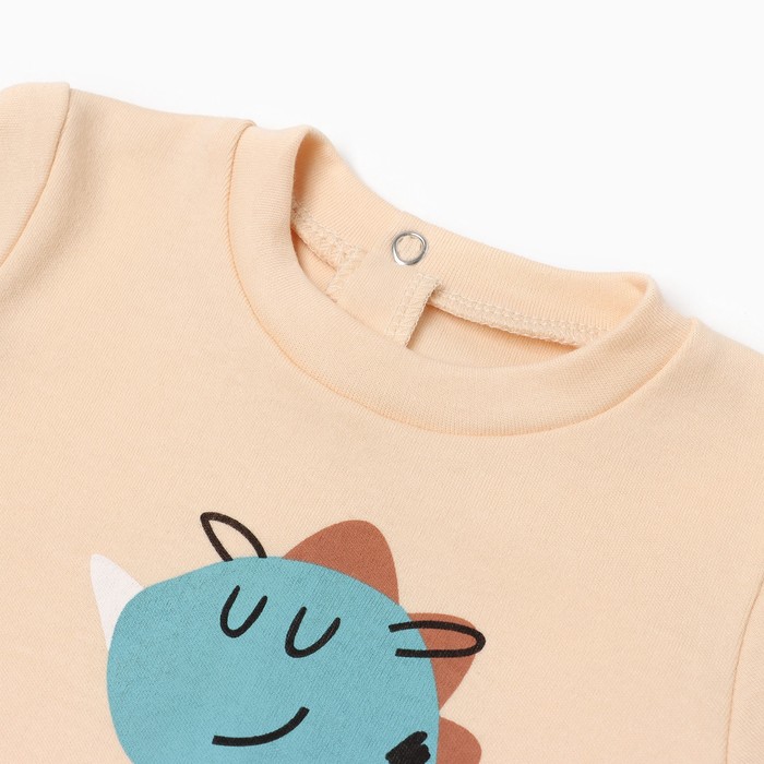 фото Комбинезон крошка я "дракоша", рост 68-74 см, бежевый