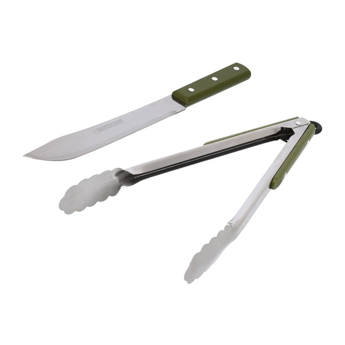 набор для барбекю boyscout щипцы нож Набор для барбекю BOYSCOUT, щипцы, нож