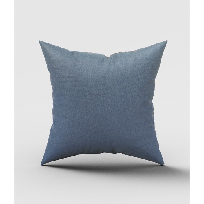 Подушка декоративная «Бархат», размер 40x40 см, цвет серо-голубой подушка бархат ø37 см цвет крем