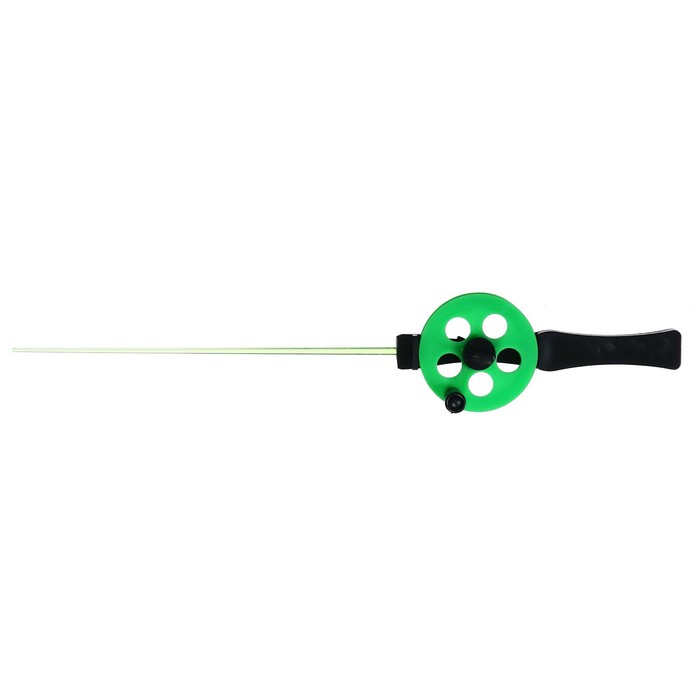 Удочка зимняя «Профи» УП-3, пластиковая ручка, хлыст поликарбонат, цвет зелёный