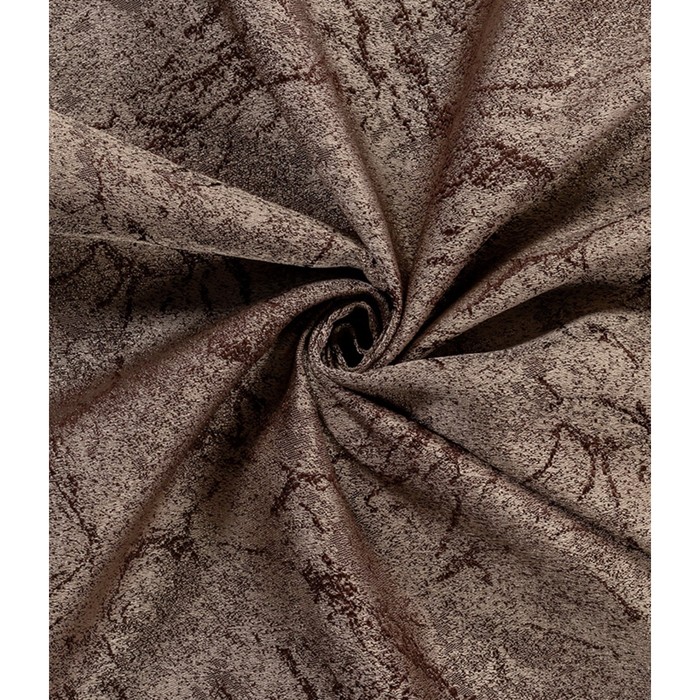 Штора «Бидасар», размер 200x260 см, цвет шоколад