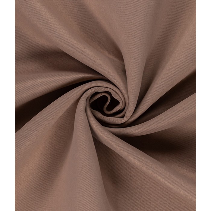 Штора «Блэкаут», размер 200x260 см, цвет какао