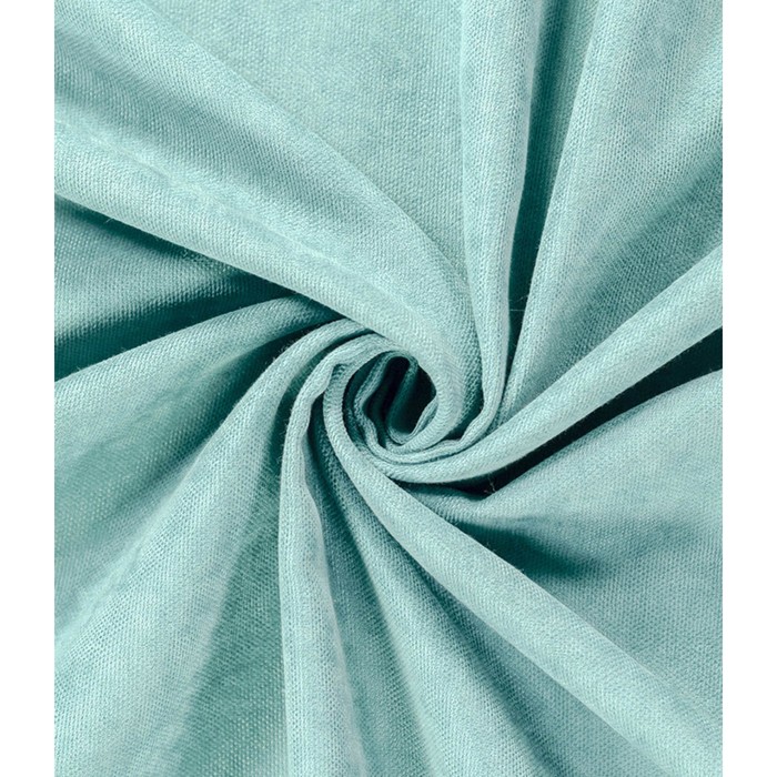 Штора «Канвас», размер 200x260 см, цвет мятный тюль дождь размер 200x260 см цвет мятный