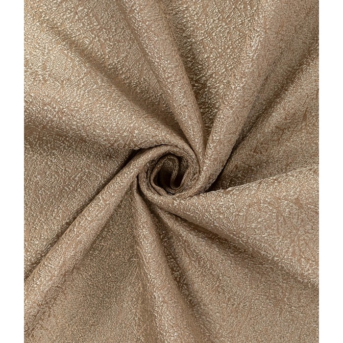 

Штора «Кракле», размер 150x260 см, цвет золото