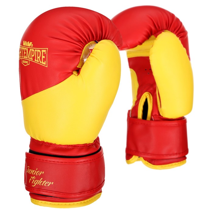 Перчатки боксёрские детские FIGHT EMPIRE, JUNIOR FIGHTER, 6 унций перчатки боксёрские детские fight empire 4 унции цвет чёрный