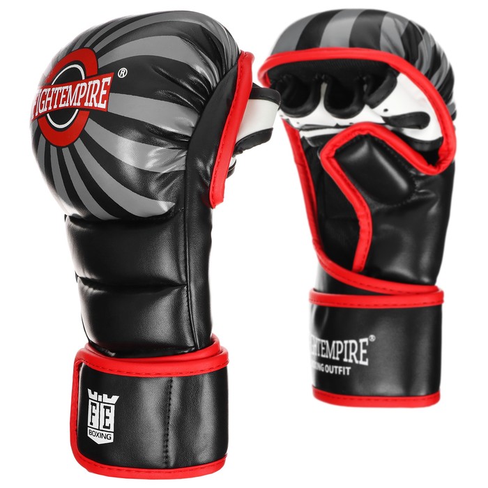 Перчатки для ММА FIGHT EMPIRE, SPARRING, р. S перчатки для мма boybo wings цвет черный красный размер s 7743474