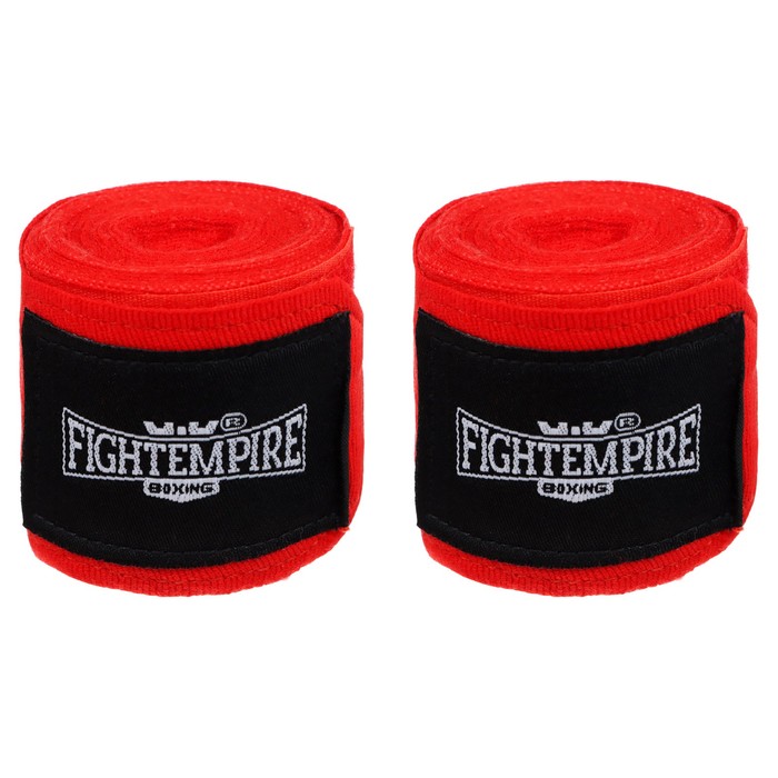 

Бинт боксёрский эластичный FIGHT EMPIRE 3 м, цвет красный