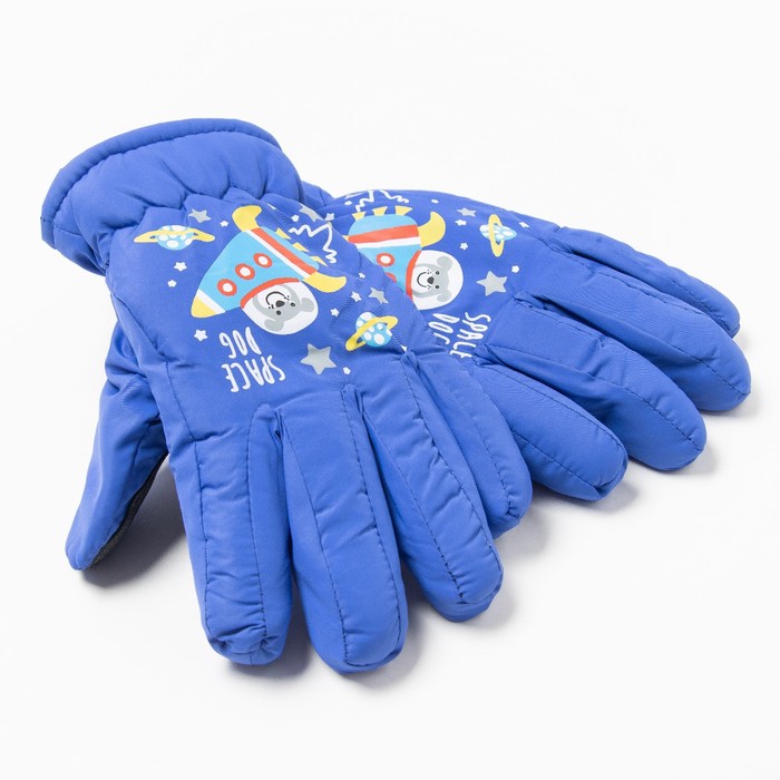 Перчатки детские, цвет индиго, размер 14 (3-6 лет) перчатки детские цвет тёмно синий размер 14 4 6 лет