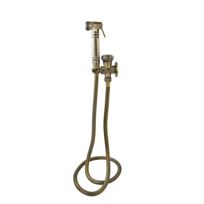 Гигиенический душ Bronze de Luxe 10235, без смесителя, на одну воду, латунь, бронза