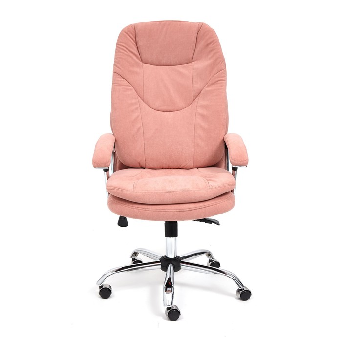 

Кресло оператора SOFTY LUX флок, розовый, 137