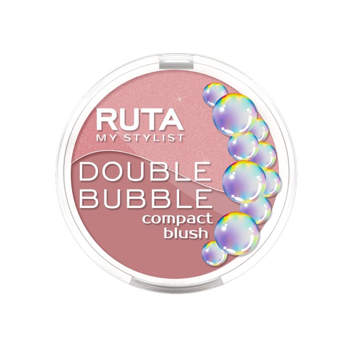 цена Румяна двойные Ruta DOUBLE BUBBLE, компактные, тон 105, 2х4,5г