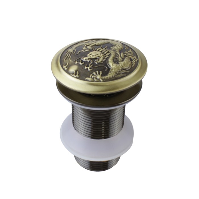 Донный клапан Bronze de Luxe ДРАКОН 21984/1, для раковины, латунь, бронза